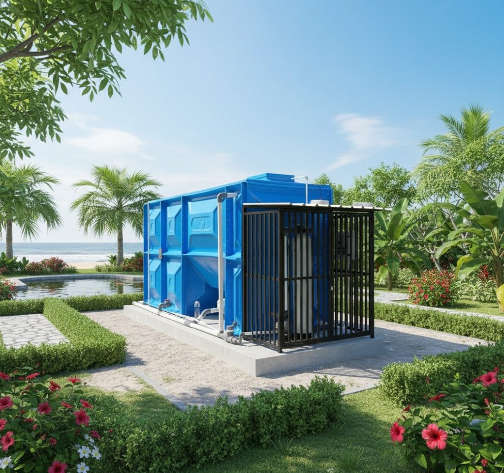 desain IPAL MBG sistem pengolahan limbah dapur skala besar yang efisien