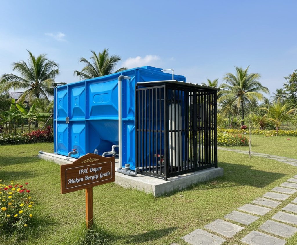 Standar IPAL dapur MBG untuk sistem pengolahan limbah dapur program makan bergizi gratis