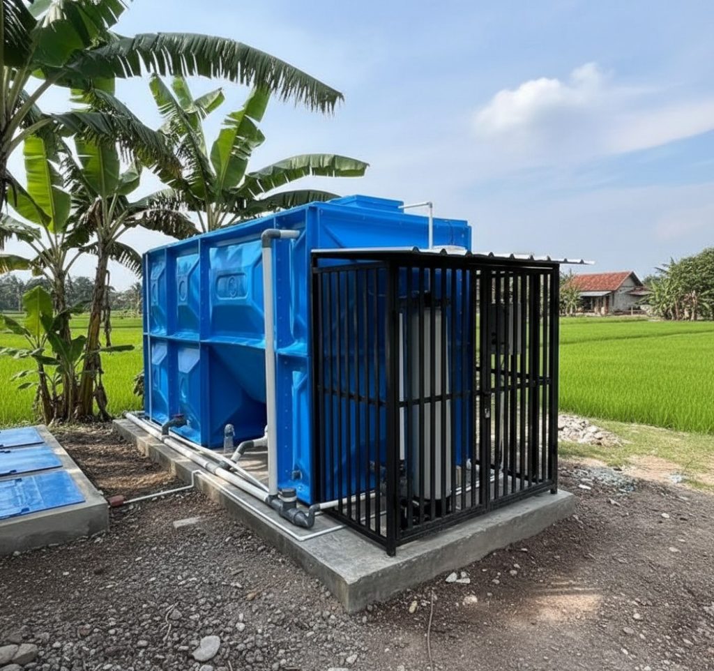 IPAL MBG skala besar untuk pengolahan limbah dapur produksi massal