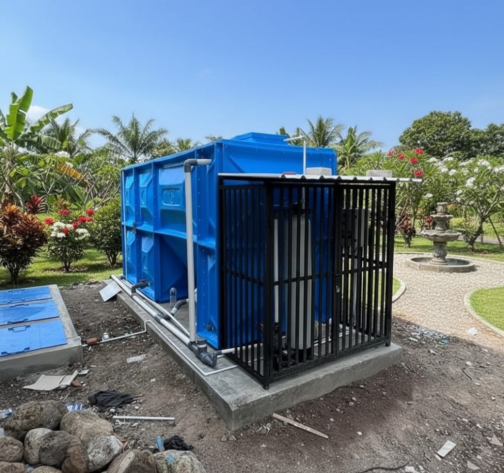 Kapasitas IPAL MBG 1000 porsi untuk pengolahan limbah dapur skala besar