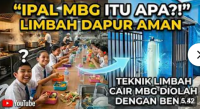 diagram sistem IPAL MBG 2500 porsi pengolahan limbah dapur skala besar