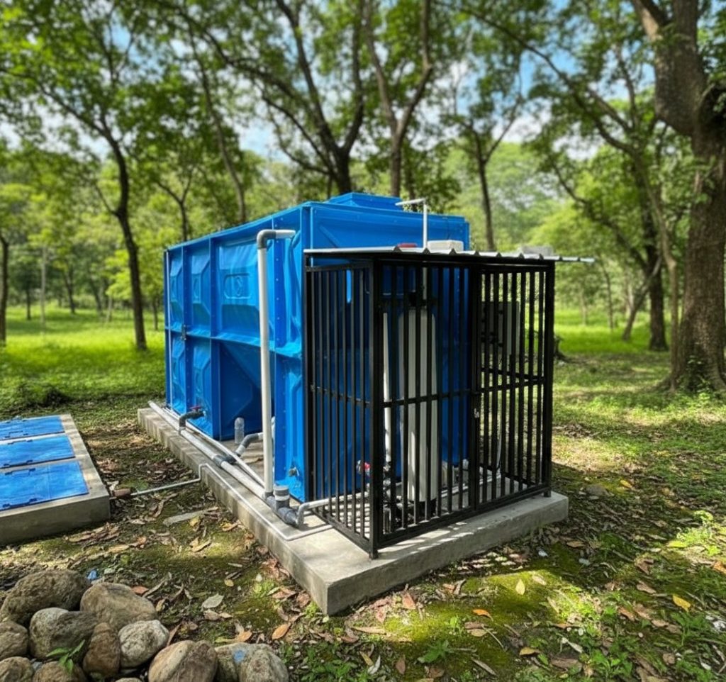 Sistem kerja IPAL MBG untuk pengolahan limbah dapur modern