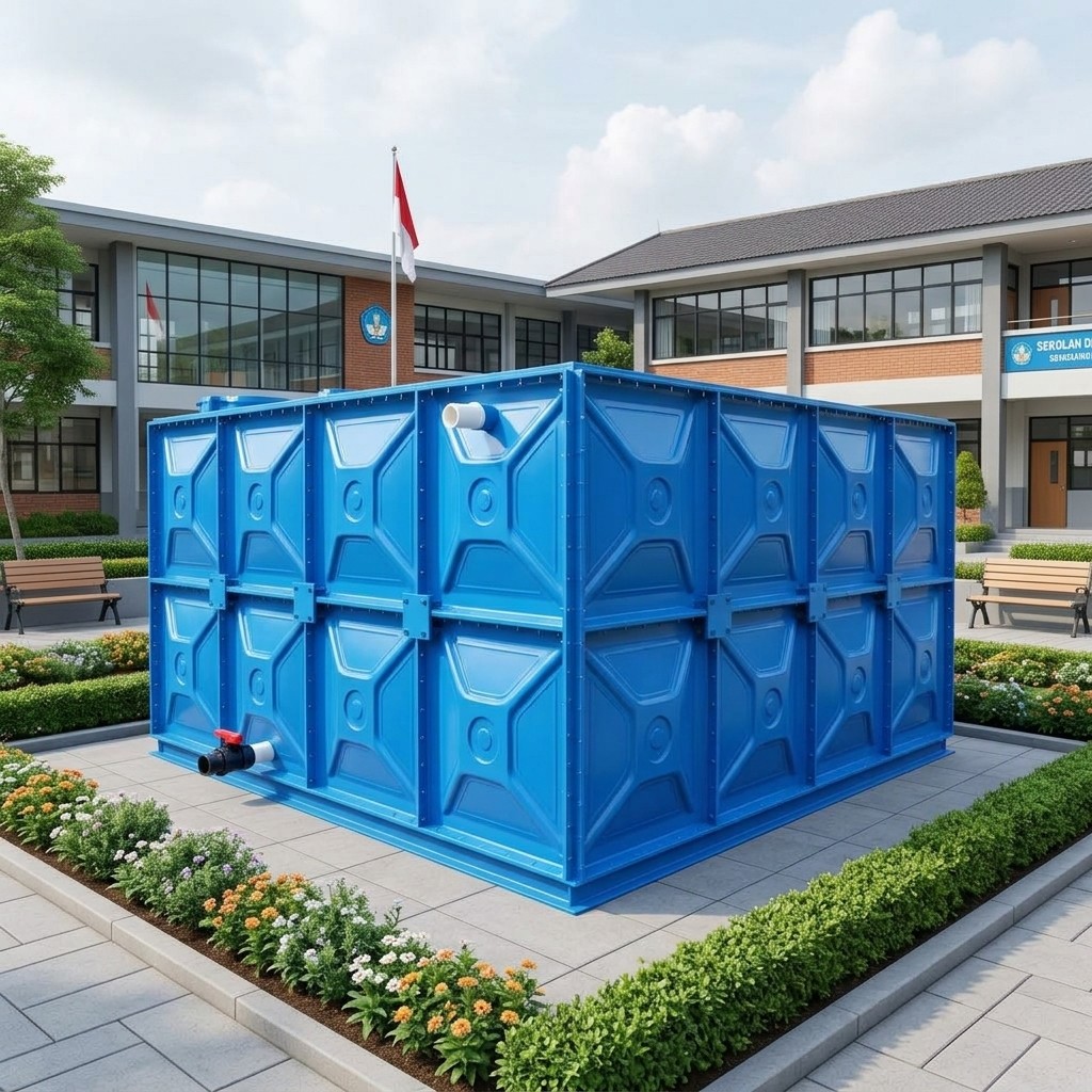 Panel Tank IPAL Terbaik untuk Sistem Pengolahan Air Limbah Proyek Sekolah dan Industri