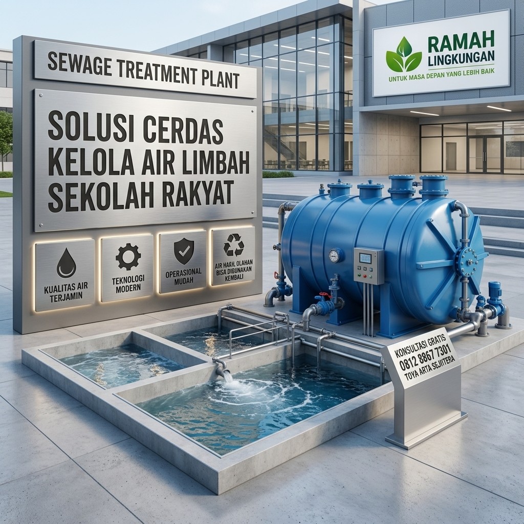 Manfaat STP Sekolah Rakyat sebagai sistem pengolahan air limbah domestik untuk menciptakan lingkungan sekolah yang bersih, sehat, dan ramah lingkungan